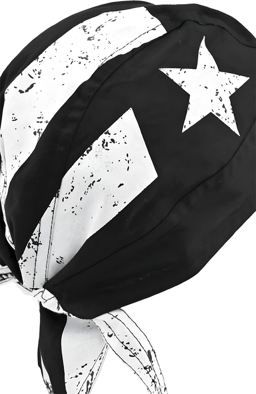 Zan Flydanna - Vintage American Black/White Flag