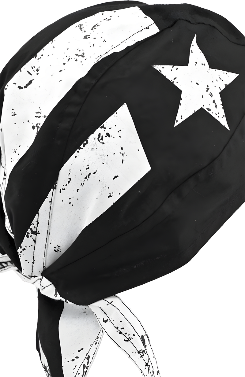 Zan Flydanna - Vintage American Black/White Flag