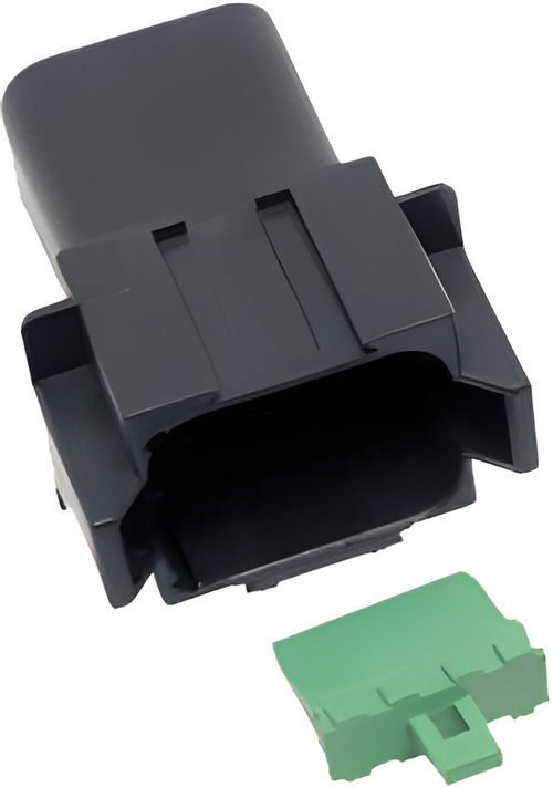 NAMZ Custom Cycle Deutsch DT Receptacle and Wedgelock - Rcptcl & Wdglck Hd# 721…