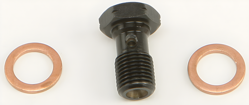 Goodridge Banjo Bolt - Ebony 10mmx1.0 Short