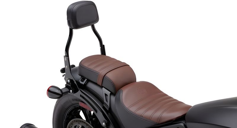 Cobra Detach Backrest Mini - Black Scout Bobber 2018-2025 — Indian Motorcycle Scout (2018-2025)