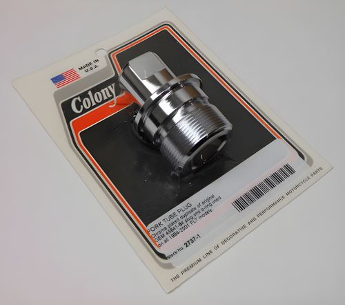 Colony Machine Fork Tube Plug - FLT 1984-2001 — Harley-Davidson Electra Glide Classic, Electra Glide Ultra Classic, Electra Glide (1984-2001)