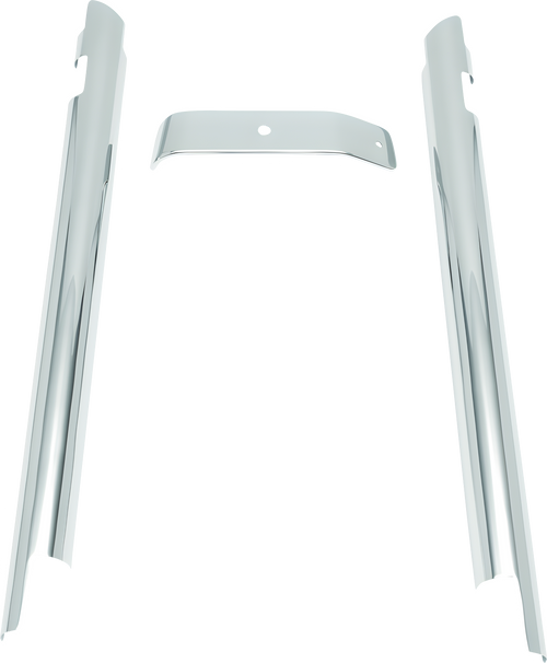 Kuryakyn Downtube Covers C — 2007-2017 Harley-Davidson Softail Chrome
