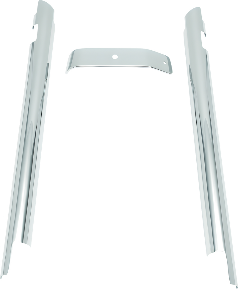 Kuryakyn Downtube Covers C — 2007-2017 Harley-Davidson Softail Chrome
