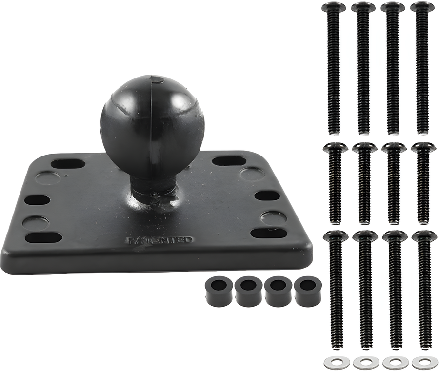 RAM Mount Base 1-inch Centered Ball Mount - Harley & Indian V-Twin