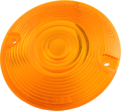 Chris Products Turn Signal Lens - Late FL Models Amber — Harley-Davidson Electra Glide, Electra Glide Classic, Electra Glide Ultra Classic (1955-2026)