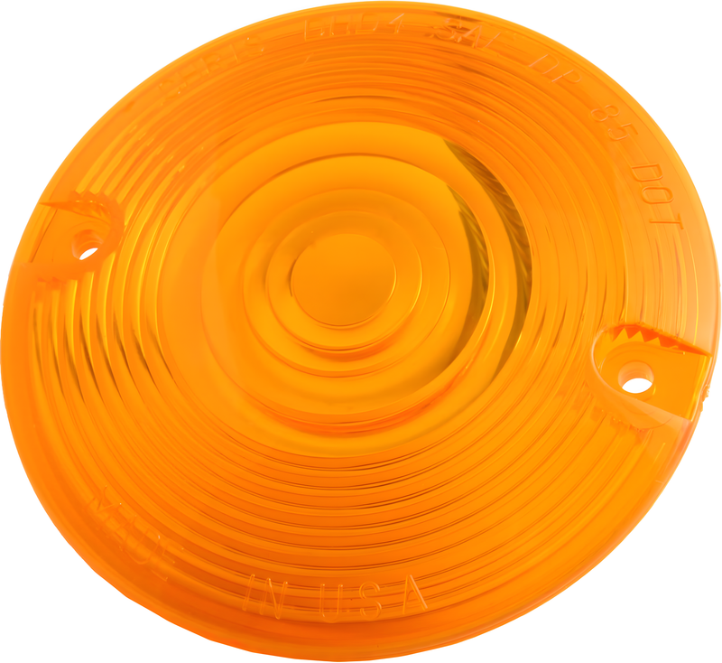 Chris Products Turn Signal Lens - Late FL Models Amber — Harley-Davidson Electra Glide, Electra Glide Classic, Electra Glide Ultra Classic (1955-2026)