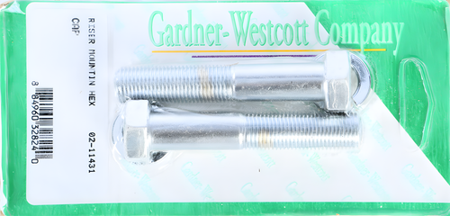 GardnerWestcott Riser Bolts - Chrome HEX CAP 1/2-20 X 2 3/4 Fine Thread