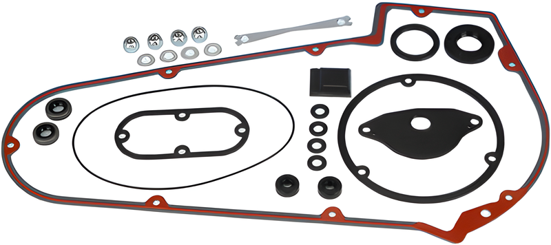James Gaskets Shovelhead Gasket Kit - Primary Cover 8 Hole BIG Twin Late KIT 60… — Harley-Davidson Electra Glide, Super Glide, Low Rider (1970-1984)