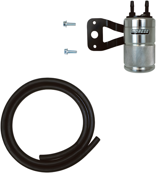 Moroso Air/Oil Separator - V-Twin Univ. Breather — Harley-Davidson Electra Glide Ultra Classic, Softail Heritage Classic, Softail Fat Boy (1991-2017)