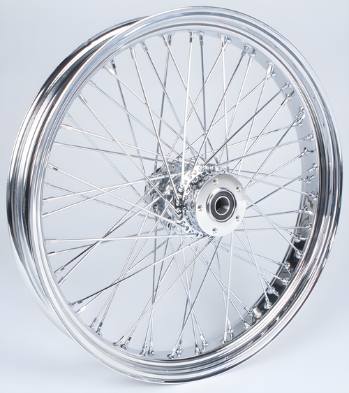 Harddrive Front 60 Spoke Wheels - 60-SPK DD Chrome 23x3.5 FLT-HUB 1