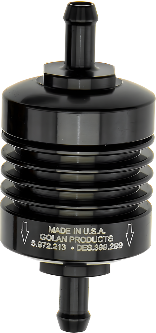 Golan Fuel Filter - Black 1/4