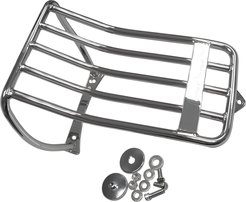 Harddrive Bobtail Fender Luggage Rack - Chrome Fxst W/ Bobtail Fender — Harley-Davidson Softail Heritage Classic, Softail Fat Boy, Softail (1983-2026)