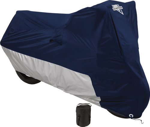 Nelson-Rigg Deluxe All Season Cycle Cover - M Navy