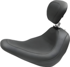 Mustang Motorcycle Solo with Driver Backrest Original — 2018-2021 Harley-Davidson Low Rider