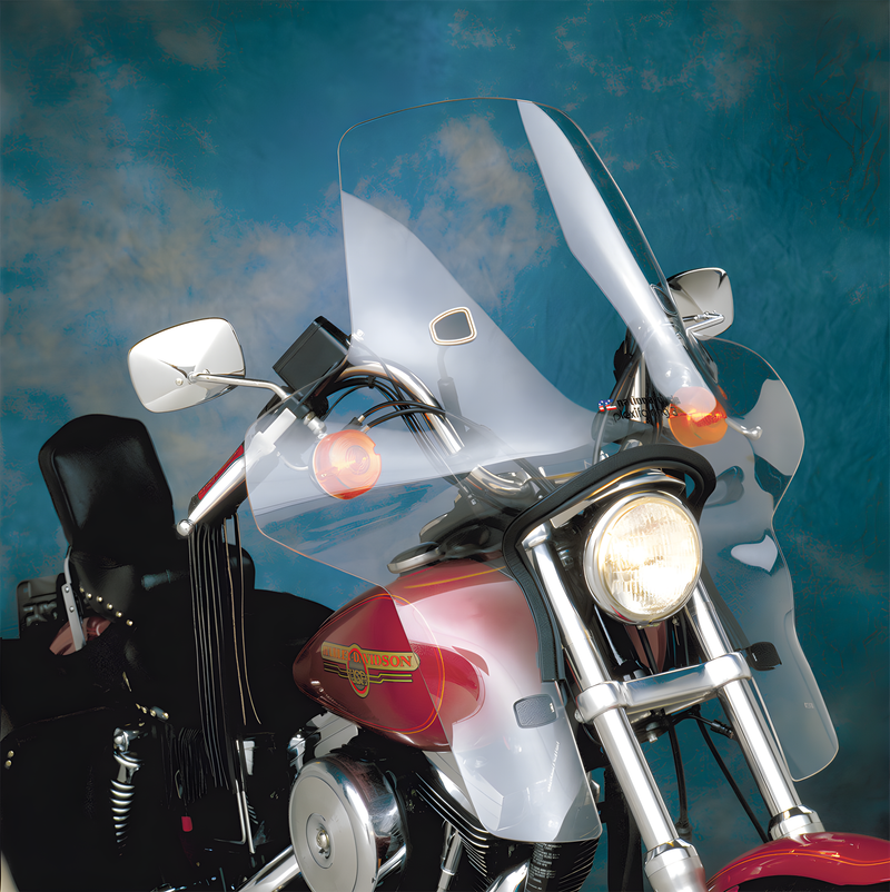 National Cycle Plexifairing Fairing - 3 Windshield — Harley-Davidson Sportster 883, Sportster 1200, Sportster 1200 Custom (1980-2020)