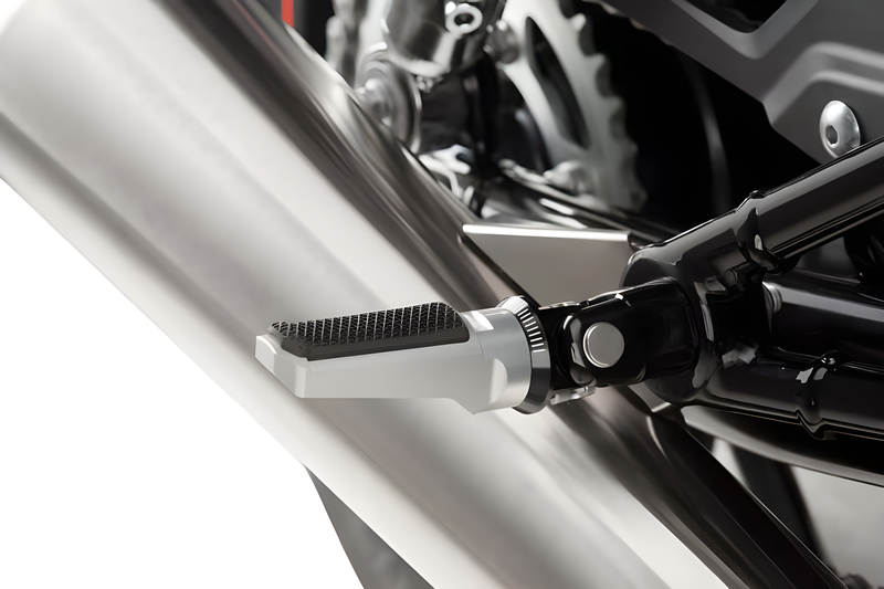 PUIG Hi-Tech Footpegs - Sport Silver