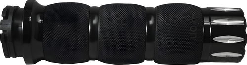 Avon Air Cushioned Grips - Cushion Grips Rival Black — Harley-Davidson Road King, Electra Glide Ultra Classic, Street Glide (2008-2019)