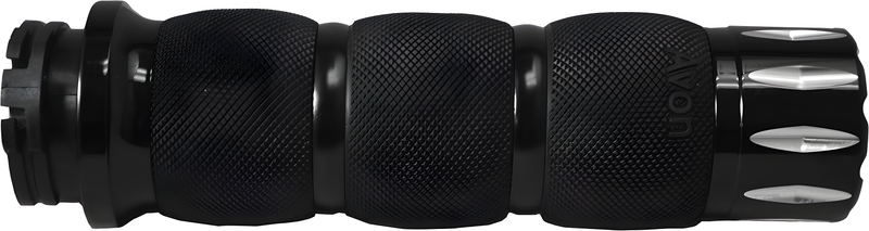 Avon Air Cushioned Grips - Cushion Grips Rival Black — Harley-Davidson Road King, Electra Glide Ultra Classic, Street Glide (2008-2019)