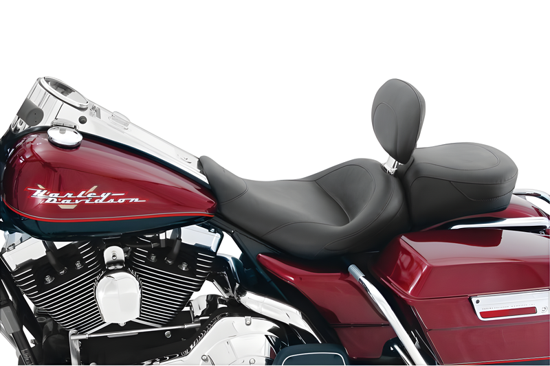 Mustang Motorcycle Solo with Driver Backrest Original — 1997-2007 Harley-Davidson
