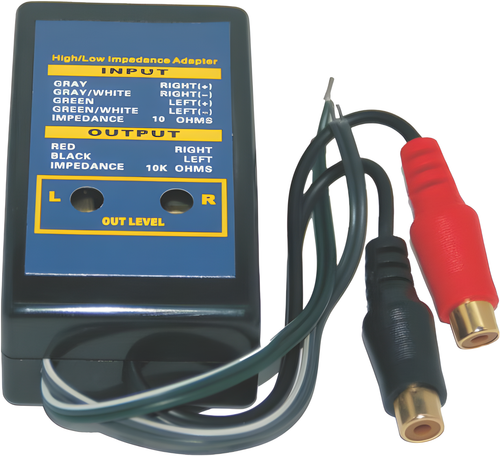 NAMZ Custom Cycle Amp Power Audio - HI/LO Converter Changes Speaker Level Output