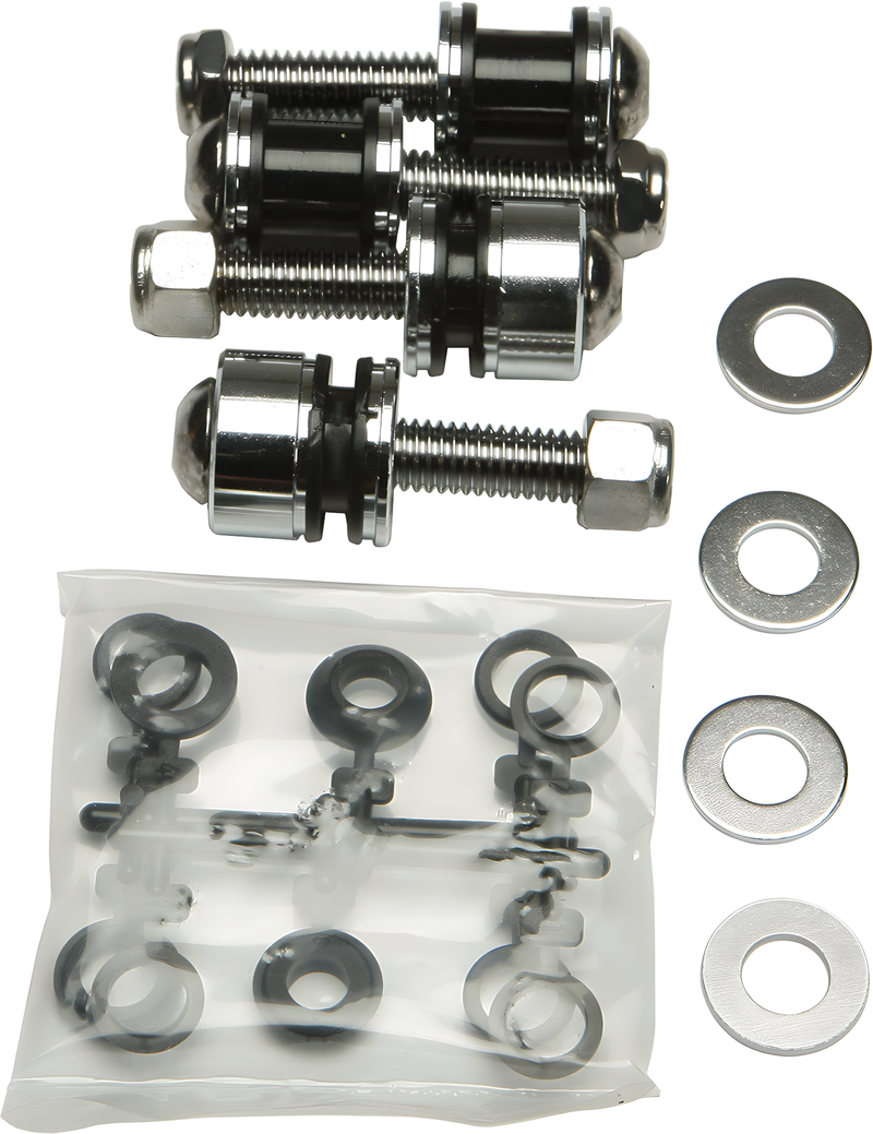 Harddrive Detachable Sissy Bar Docking Hardware - KIT Chrome Softail