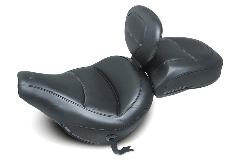 Mustang Motorcycle Solo with Driver Backrest Original — 2018-2021 Harley-Davidson Touring