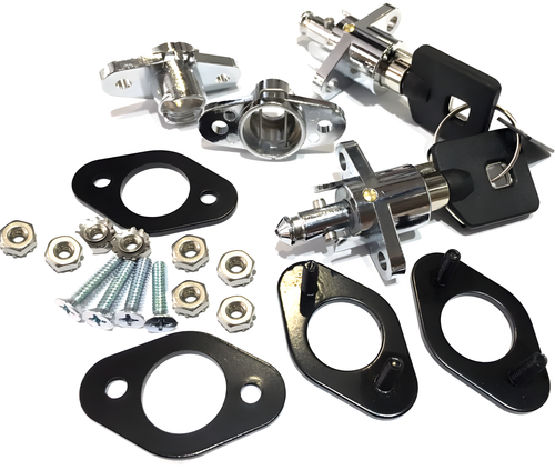 Harddrive Universal Saddlebag Lock Kit - Leather Bags