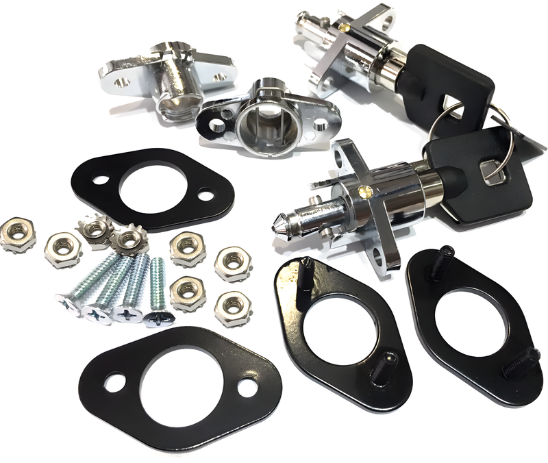Harddrive Universal Saddlebag Lock Kit - Leather Bags