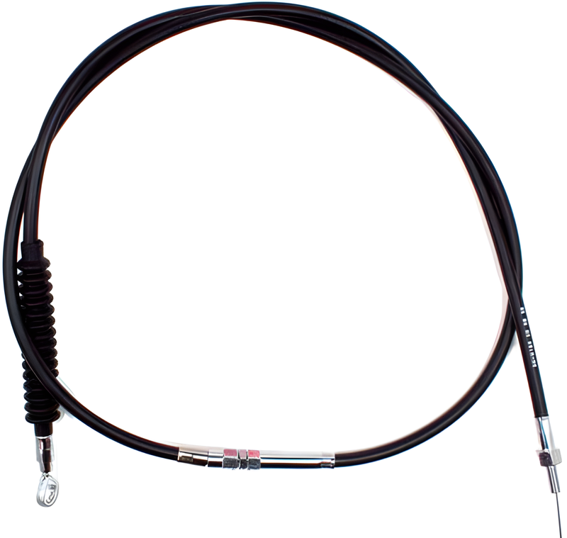 Motion Pro Black Vinyl Clutch Cable - LW Cable — Harley-Davidson Dyna Wide Glide, Softail Custom, Softail Heritage Classic (1987-2006)