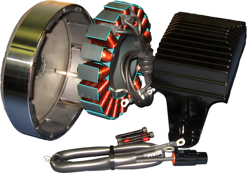 Cycle Electric Alternator Kit - Dyna 1999-2003 3 Phase 50 AMP — Harley-Davidson Dyna Super Glide, Dyna Low Rider, Dyna Wide Glide (1999-2003)