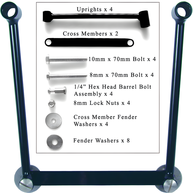 Willie & Max Saddlebag Hard Mount Kit - Pair