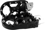 Flo Motorsports Moto Style Footpeg Set Black - Harley Milwaukee-Eight Softail