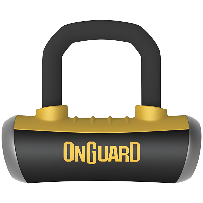 Onguard Boxer 8046/8048 Disc locks - 8048 Disc Lock With Disc Reminder Black/Ye…