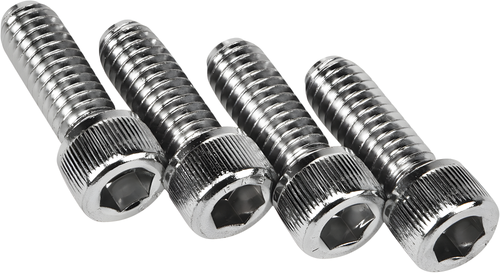 Harddrive Handlebar Clamp Allen Bolts - Chrome 4/PK FOR Handlebar Clamp