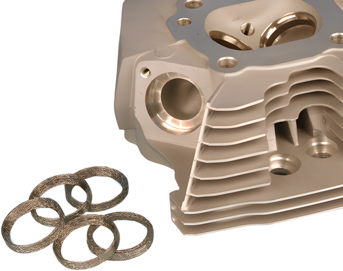 James Gaskets Intake/Exhaust Gasket - EXH Gasket Taper EVO/ Twin CAM 5/PK 65324… — Harley-Davidson (1992-2019)