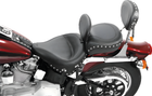 Mustang Motorcycle Solo with Driver Backrest Studs — 1984-2006 Harley-Davidson Touring