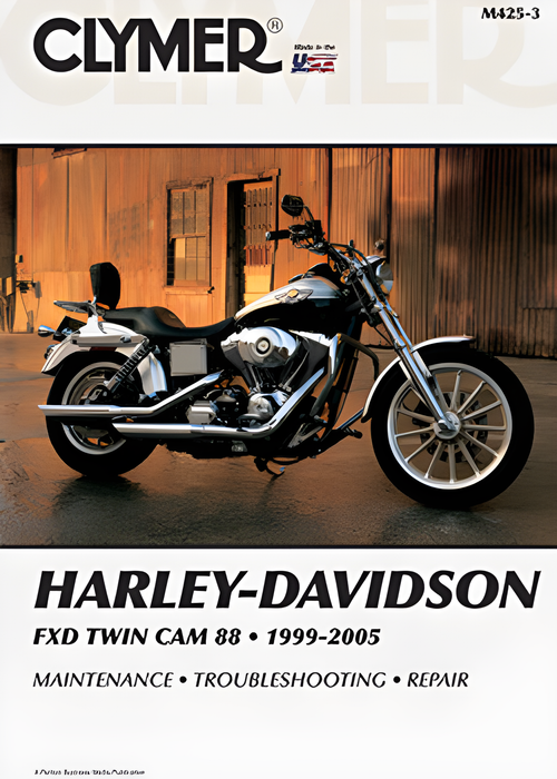 Clymer Repair Manual - Harley Dynaglide — Harley-Davidson Dyna Super Glide, Dyna Low Rider, Dyna Wide Glide (1999-2005)