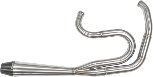 Sawicki 2 in 1 Dyna Full Length Exhaust - BIG Inch Brushed SS — Harley-Davidson Dyna Wide Glide, Dyna Low Rider, Dyna Super Glide (1983-2020)
