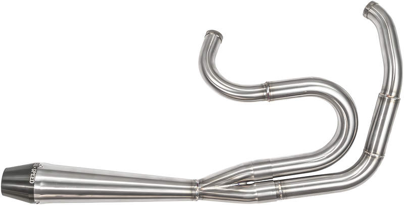 Sawicki 2 in 1 Dyna Full Length Exhaust - BIG Inch Brushed SS — Harley-Davidson Dyna Wide Glide, Dyna Low Rider, Dyna Super Glide (1983-2020)