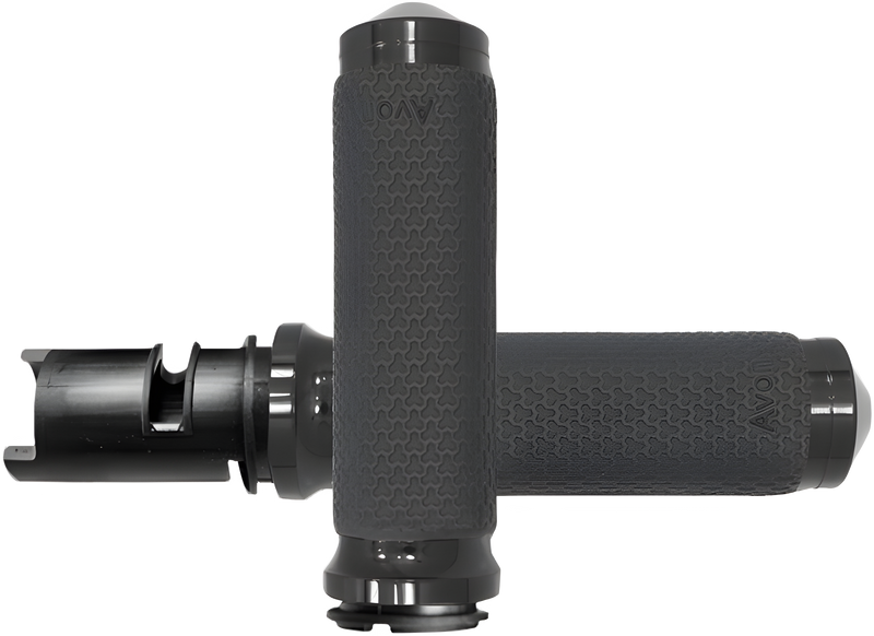 Avon Memory Foam Twist Grip - Small Black Twist Grip — Harley-Davidson Trike Road Glide 3, Road Glide, Road Glide Limited (2023-2026)