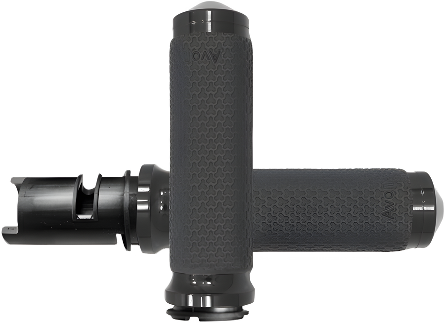 Avon Memory Foam Small Black Twist Grip - Harley Touring