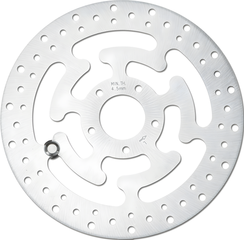Harddrive Touring Brake Rotors - Steel - 11.8 Machined — Harley-Davidson Dyna Street Bob, Dyna Wide Glide, Dyna Fat Bob (2006-2021)