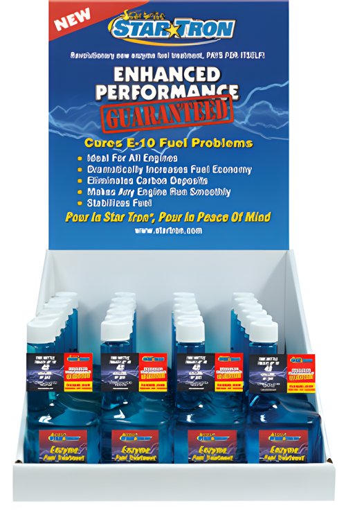Star Brite Enzyme Fuel Treatment Display w/Product - 8oz 24/PK W/Counter Display