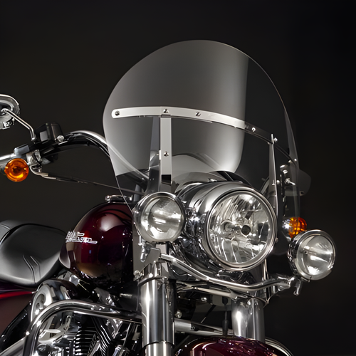 National Cycle Switchblade Chopped Windshield - CLR H-D Road King — Harley-Davidson Road King, Road King Classic, CVO Road King (1994-2017)