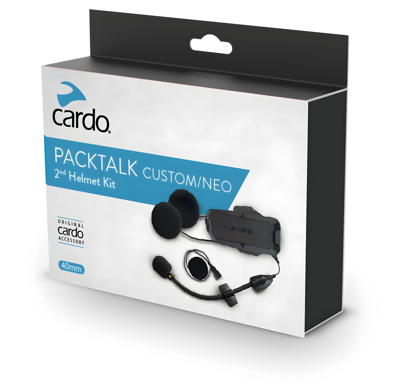 Cardo 2nd Packtalk Custom Helmet Kit - 2nd Helmet KIT