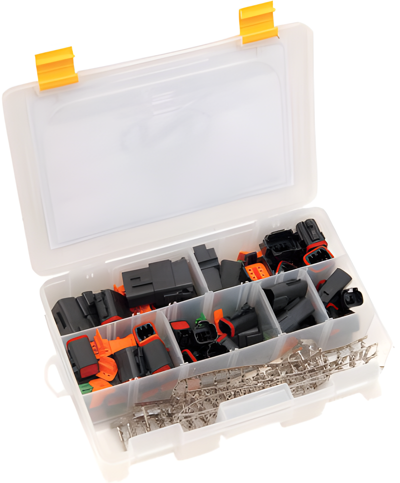 NAMZ Custom Cycle Deutsch Builders Kits - Black Builders KIT