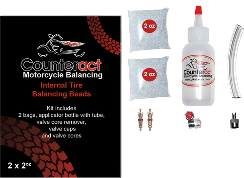 Counteract Tire Balancing Beads w/Installation Bottle - Bead DIY KIT 1- 1 OZ /…