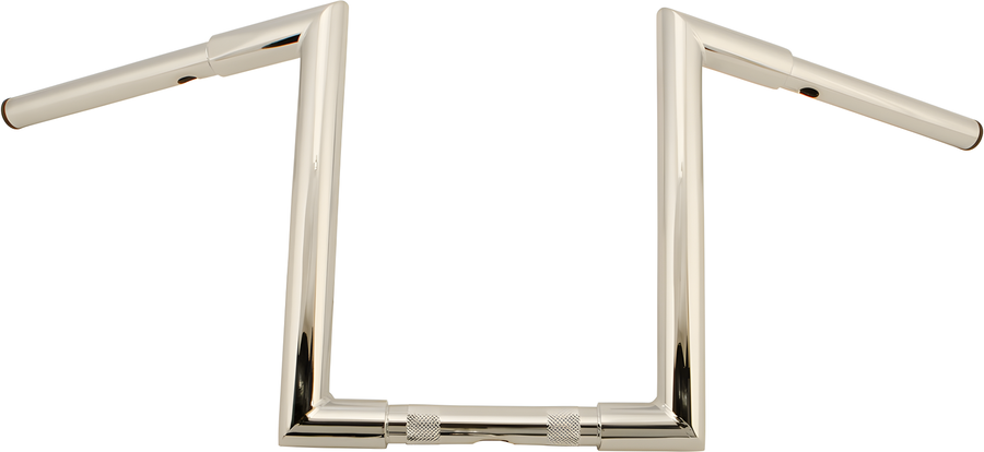 Harddrive Fat-Z 12" Rise Chrome Handlebars - Harley & Indian V-Twin