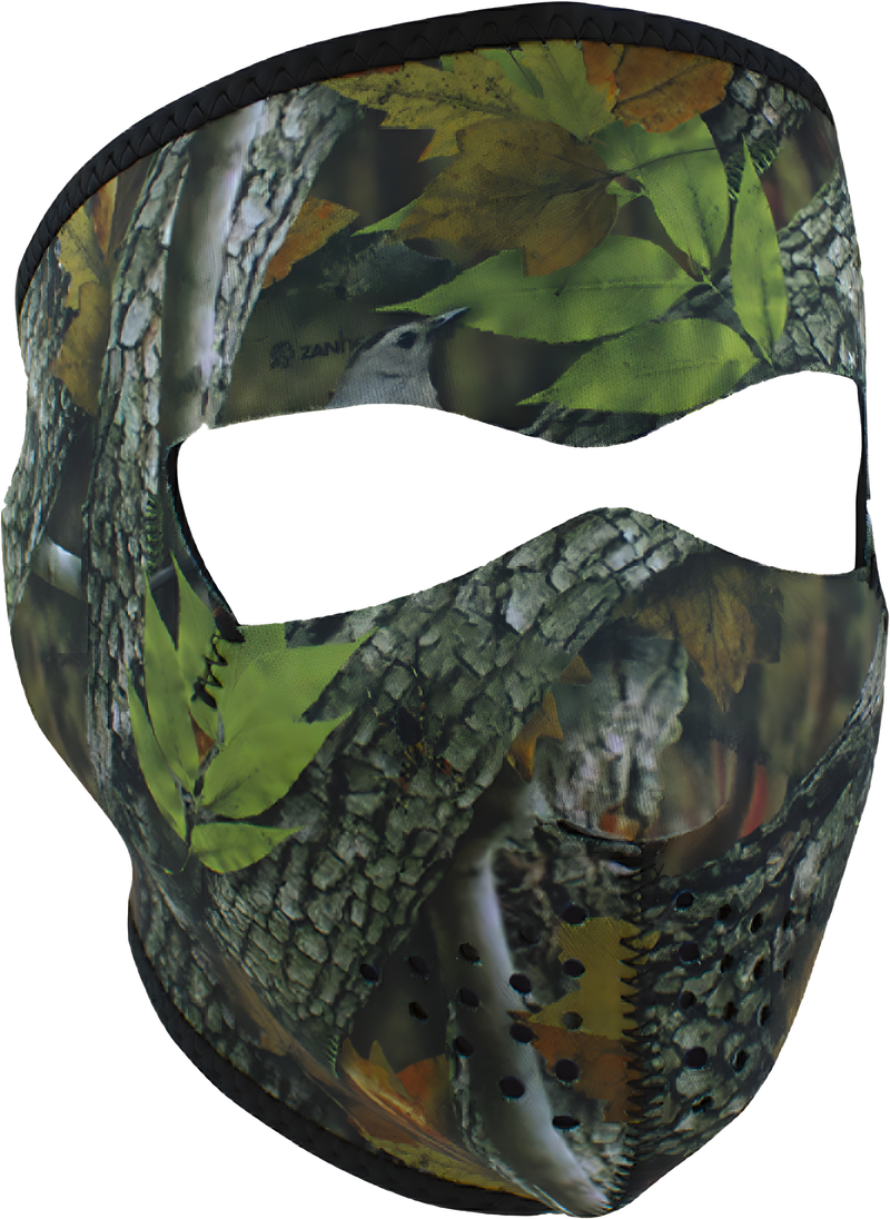 Zan Full Face Mask - Forest Camo